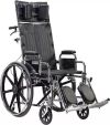 DRIVE MEDICAL STD22RBDDA DRIVE STD22RBDDA SENTRA RECLINING WHEELCHAIR SWING AWAY ELEVATING LEGRESTS 22’’ WITH REMOVABLE DESK ARMS 