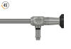 KARL STORZ 26003FEA 10.0 mm 45º HOPKINS® II Autoclavable Telescope, 42 cm, Black
