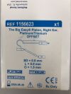 MEDTRONIC 1156623 The Big Easy Piston, Prosthesis, Right Ear, Platinum/Titanium, Offset, 0.5mm SD, 5.0mm L, 1.5mm O