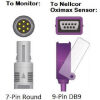 CABLES AND SENSORS Max-12 Duo HD SpO2 Adapter Cable