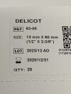 AMERICAN SURGICAL Box of 20 Delicot  63-08   Exp.2028-12  (Y59) Delicot