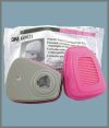 3M Combination Cartridge 60921 Organic Vapor P100 Replacement Combination Respirator Cartridge Filter