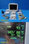 GE Dash 4000,(T/CO, SpO2, ECG, NBP, 2X IBP, Print) W/ NEW Leads ~ Monitor