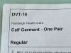 STRYKER Lot of 5 Pairs Calf Garment  DVT-10 (H57) Calf Garment-One Pair