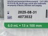 BD Lot of 285 Blood Collection Tubes  367886   Exp.2025-08 & 2025-09 (H57) Blood Collection Tubes