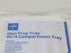 MEDLINE Lot of 3 Skin Prep Tray  DYND70668   Exp.2025-04 & 2025-09  (Y64) Skin Prep Tray