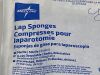 MEDLINE Lot of 2 Packs of 5 Lap Sponges  MDS251518LF (Y63) Lap Sponges