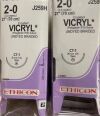 ETHICON Vicryl 2-0 #J259H  CT-1 needle   expiry Dec. 2024 Sutures