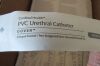 CARDINAL HEALTH Ref: 8888492025 Dover PVC Urethral Catheter 10Fr/CH x 16" Box of 100 Catheters
