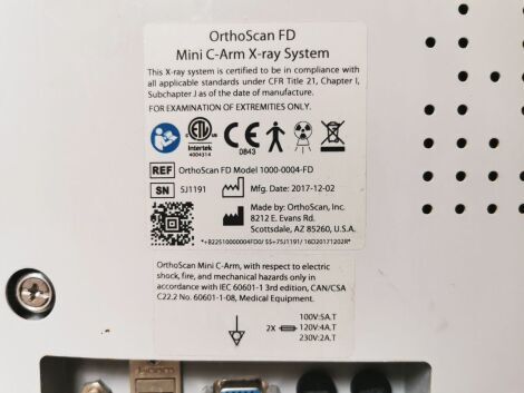 ORTHOSCAN FD Pulse C-Arm