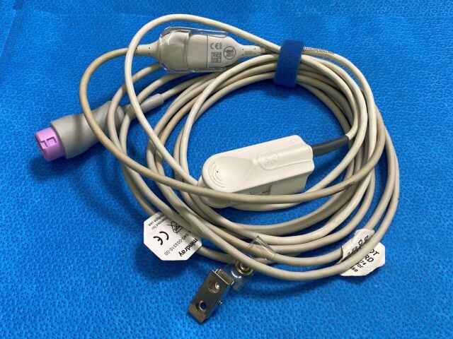 MINDRAY 040-003310-00 Masimo RD Set Pin SpO2 Extension Cable w/ 4050 RD Short SpO2 Sensor