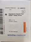 SMITHS MEDICAL 402510 Needle-Pro EDGE - Hypodermic Needle Hinged Safety Needle 25 Gauge 1 Inch Length Regular Wall -
