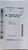 SMITHS MEDICAL 402705 Smiths Jelco Hypodermic Needle-Pro Edge Safety 27G x 1/2"
