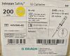 B BRAUN 4252500-02 INTROCAN SAFETY® IV Catheter 24 Ga. x 0.75 in., FEP, Straight