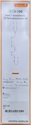 SMITHS MEDICAL D-100 LEVEL 1 NORMMIC IV FLUID ADMINISTRATION SET