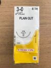 ETHICON 873H PLAIN GUT  Absorbable Surgical Suture  3-0, 27in (36/Box)