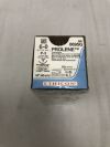 ETHICON 8695G Prolene Non-Absorbable Monofilament Polypropylene Suture, Size 6-0, 18 in. Length, P-3 Needle