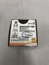 ETHICON MCP844G Monocryl Undyed Monofilament Absorbable Suture, Size 5-0, 18in length, PC-3 needle