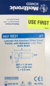 MEDTRONIC 531 Lesinski Notched Offset Head Partial with Malleable Link, Flex Shaft