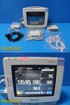PHILIPS 2016  Intellivue MP5SC Spot Check (TEMP SPO2 NBP) W/ Leads~ Monitor