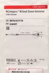COOK MEDICAL G46027 | | IN-DATE | EACHES | NCompass Nitinol Stone Extractor, Tipless: 1.7F x 115cm x 1cm (4/16 Wire)