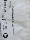 RESPIRONICS Pediatric/Adult Airway Adapter  6063-00 (Y64) Pediatric/Adult Airway Adapter