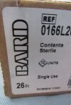 BARD Ref: 0166L24 Bardex Lubricath 26FR Ribbed Balloon 30cc Foley Catheter, Box of 12, Exp. 01/2027 Catheters