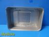 GENESIS The C.A.S.E  Sterilization Container W/ Basket & Retention Plates