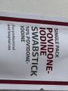 MEDLINE Lot of 230 Single Pack Povidone-Iodine Swabsticks  Exp.2025-03 to 2027-03  (Q23/Y64) Povidone-Iodine