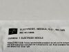 MEDLINE Electrode Needle  8IL14526 Exp.2025-09 & 2026-10  (Y64) Electrode Needle