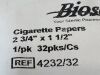 BIOSEL Lot of 5 Cigarette Papers  4232/32   Exp.2024-08  (Y64) Cigarette Papers