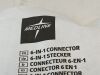 MEDLINE Lot of 16 6-in-1 Connector  DYND50519  Exp.2027-11  (Y59) 6-in-1 Connector