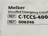COOK INCORPORATED Melker Emergency G06246 Exp.2025-05 & 2025-11  (Y59) Melker Emergency