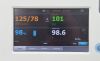 WELCH ALLYN Connex Integrated Wall System 85NTVX W/ ThermoScan Nellcor SpO2 &amp; NIBP - 190496 Monitor