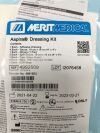 MERIT 4992509 Aspira Dressing Kit, Contains Adhesive Bandage, 10cm X 10cm Gauze, Gloves, 10cm X 10cm Split Gauze