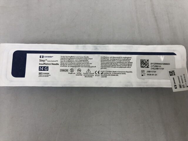 COVIDIEN S100000 Step Auto Suture Insufflation Needle, 14G