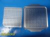 J&J De Poy 62.016.001 Sterilization Container W/ Basket & Retention Plates