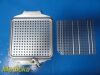 J&J De Poy 62.016.001 Sterilization Container W/ Basket & Retention Plates