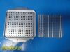J&J De Poy 62.016.001 Sterilization Container W/ Basket & Retention Plates