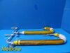 UNBRANDED (Zimmer) Candy Cane Stirrups (PAIR) W/ Alimed Gel Pole Sleeve