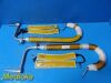 ZIMMER Candy Cane Stirrups Set (PAIR) W/ Ali Gel Pole Sleeve & Slings