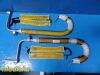 ZIMMER Candy Cane Stirrups Set (PAIR) W/ Ali Gel Pole Sleeve & Slings
