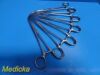 PILLING 6X V. Mueller SU-2777 &  18-2585 Artery Forceps; Carmalt; CVD 8