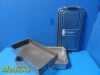 JOHNSON & JOHNSON J&J DePuy 62.016.001 Storage/Sterilization Container W/ Basket & Plates