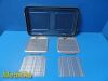 JOHNSON & JOHNSON J&J DePuy 62.016.001 Storage/Sterilization Container W/ Basket & Plates