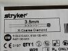 STRYKER 3.5mm X-Coarse Diamond  5820-013-135  Exp.2024-07  (M52) 3.5mm X-Coarse Diamond