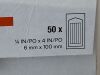 3M Box of 50  Steri-Strip Skin Closures 1/4" x 4"  R1546 Exp.2029-03  (M53) Steri-Strip