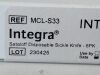 INTEGRA Sataloff Disposable Sickle Knife  MCL-S33 Exp.2028-04  (M53) Sataloff Disposable Sickle Knife