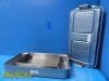 JOHNSON & JOHNSON J&J DePUY 62.016.001 Sterilization Container; Solid Base W/ Basket