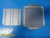 DEPUY De Puy SynThes 62.016.001 Sterilization Container; Solid Base W/ Basket